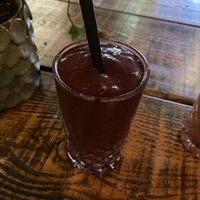 Twister smoothie. The ginger flavour is very strong!  at We Feat Pure Organic in Aalborg