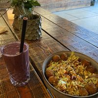 Plant bowl and smoothies   at We Feat Pure Organic in Aalborg