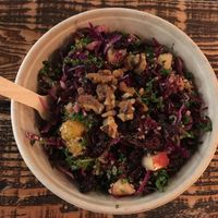 Vegan bowl at We Feat Pure Organic in Aalborg