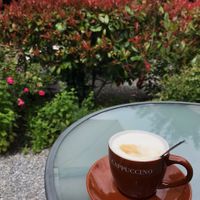 Cappucino at Cafe Moller in Unna