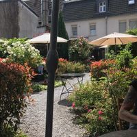Blick im Garten at Cafe Moller in Unna