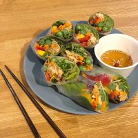 Rice paper rolls (double portion)   at Kuppila in Nara