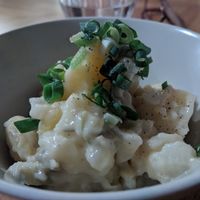 Potato salad with olives - awesome! at Kuppila in Nara