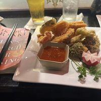 Vegetable tempura   at Sushi Yoshi in Seven Mile Beach