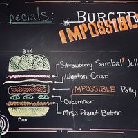 The Impossible Burger  at Seed Shack in Gilbert
