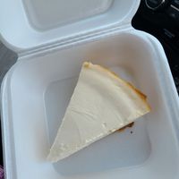 Cheesecake. They omitted the drizzle. ☹ at Jeff's Vegan in Frisco