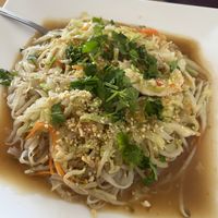 Pad Thai (hmm Chinese take?) #Veganuary at Jeff's Vegan in Frisco