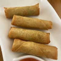 Spring rolls #Veganuary at Jeff's Vegan in Frisco