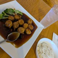 General tsao balls at Jeff's Vegan in Frisco
