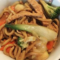 Yummy chow mein  at Jeff's Vegan in Frisco