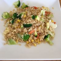 Fried rice at Jeff's Vegan in Frisco