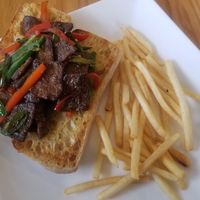 Spicy lover strip at Jeff's Vegan in Frisco