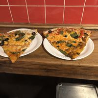 Vegan slices  at DiFontaine's Pizzeria in Dublin