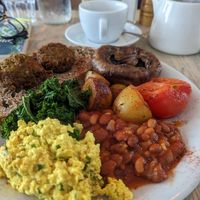 Vegan breakfast... Yum! at The Handle Bar in Oxford