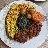 Vegan breakfast at The Handle Bar in Oxford