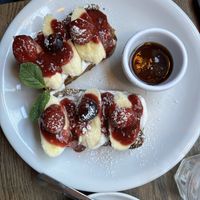 Vegan French toast   at The Handle Bar in Oxford
