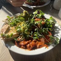 Plant-based full English   at The Handle Bar in Oxford