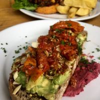 Avocado toast  at The Handle Bar in Oxford