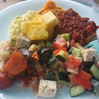 Tasty food (CHF 24.-) at Tibits in Winterthur