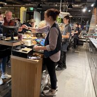 Cashiers  at Tibits in Winterthur