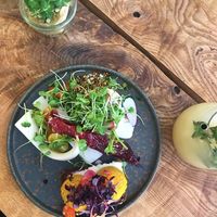 Lunch & drink  at Plant Power Food in Copenhagen