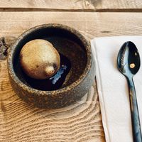 Golden chocolat  at Plant Power Food in Copenhagen