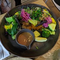 Mashed & greens at Plant Power Food in Copenhagen