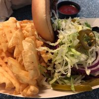 BBQ jackfruit sandwich  at Disneyland - Smokejumpers Grill in Anaheim
