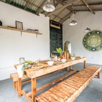 Café  at Green Peace Inn in Weligama