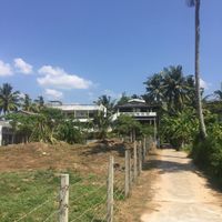 View of Green Peace Inn from the beach.  at Green Peace Inn in Weligama