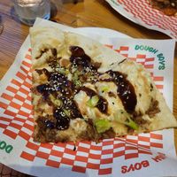 Hoisin Duck Vg Pizza at Dough Boys Pizza in Leeds