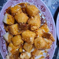 Orange tofu at China Doll in Red Bluff