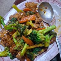 Vegan beef and broccoli at China Doll in Red Bluff