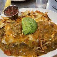 Breakfast burrito   at Sunshine Cafe in Silverthorne