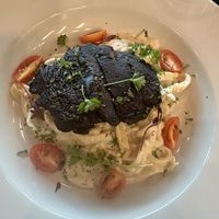 House-made fettuccini with mushrooms was delicious!   at Seasons Plant Based Kitchen in Salt Lake City