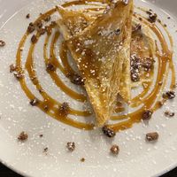 Salted caramel tartlet (the house made mascarpone cheese was delicious)  at Seasons Plant Based Kitchen in Salt Lake City