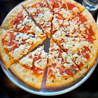 Pizza margharita at Seasons Plant Based Kitchen in Salt Lake City