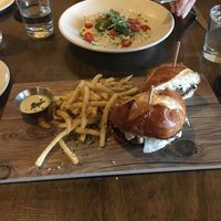 Smoked Portobello burger special  at Seasons Plant Based Kitchen in Salt Lake City