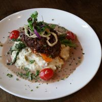 "Short Rib". Smokey and wonderful. at Seasons Plant Based Kitchen in Salt Lake City