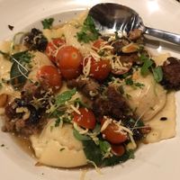 Butternut Squash Ravioli at Seasons Plant Based Kitchen in Salt Lake City