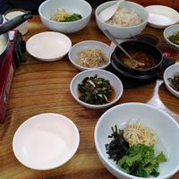 For 3 people (you can get extra barley rice) at Gapyeong Suntofu Barley Rice in Incheon