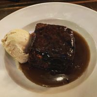 Sticky toffee pudding at The Dancing Man Brewery in Southampton