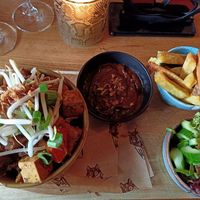 Tempe sate at Wolf Hotel Kitchen & Bar in Alkmaar