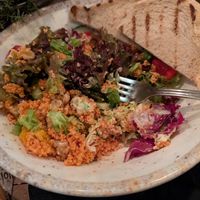 Couscous with bread at Wolf Hotel Kitchen & Bar in Alkmaar