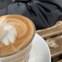 Soy latte   at Brewista Cafe in Preston