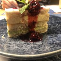 DELICIOUS VEGAN CAKE 🤤 Mango and matcha layer cake  at Wagamama - City Centre in York