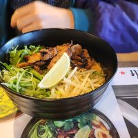 Veganuary special lemon noodle vegan chicken  #Veganuary at Wagamama in Plymouth