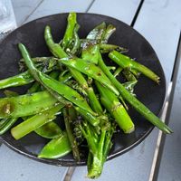Wok fried greens at Wagamama in Plymouth