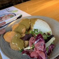 Vegan katsu curry at Wagamama in Plymouth