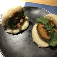 Vegan steamed buns at Wagamama in Plymouth